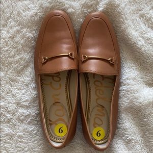 Brown loafers